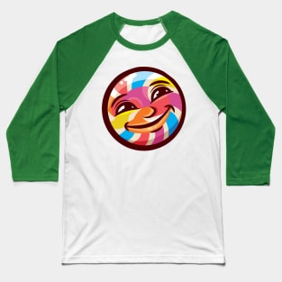 LolliPoppy face Baseball T-Shirt